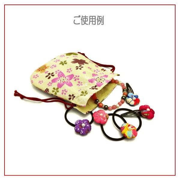 和柄巾着 小物入れ 袋 かわいい アクセサリー入れ 旅行荷物用 小さい袋 imgrc0164239368.jpg