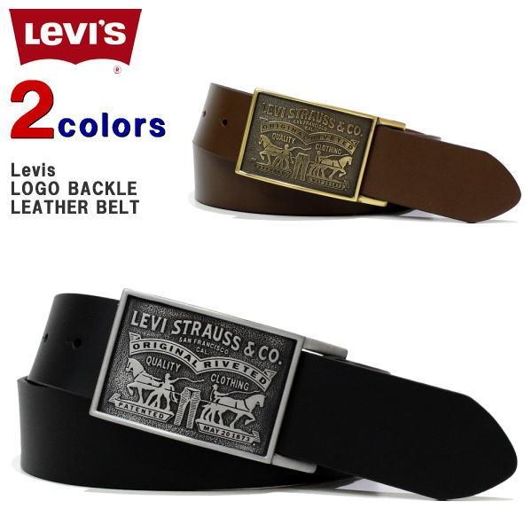 リーバイス ベルト Levi's (リーバイス) メンズ ロゴバックル