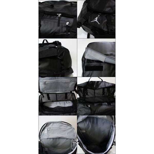 未使用級】 NIKE ジョーダン 2way ボストンバッグ レザー ブラック