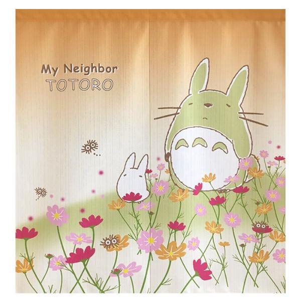 のれん となりのトトロ 四季と植物シリーズ 85×90cm