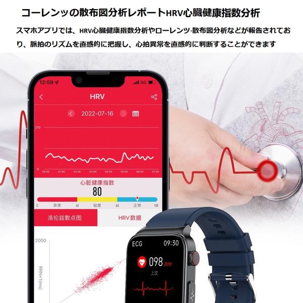 非侵襲的血糖値測定 スマートウォッチ 血糖値 心電図機能 血圧 血中