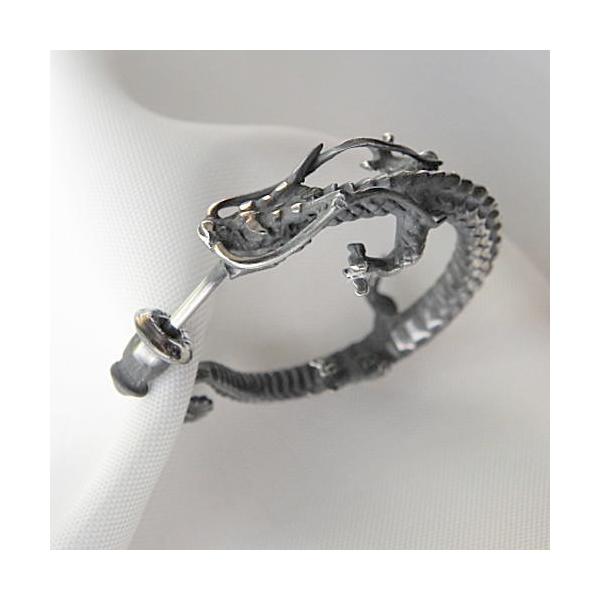 silver925 ドラゴン　ピアス 龍ピアス メンズピアス シルバーピアス 龍 メンズアクセ