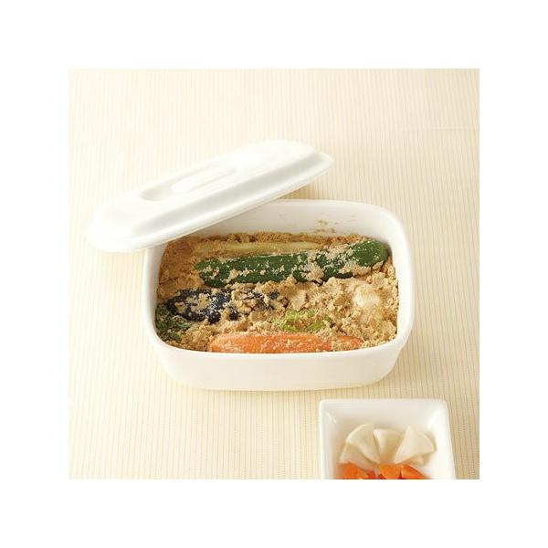 【新品未使用】森修焼　つけもの三昧　ぬか漬け　つけもの陶器 ぬか漬け容器 森修焼 つけもの三昧（漬物容器 陶器 ぬか漬け