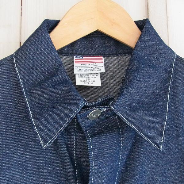 POINTER CHORE COAT （カバーオール）　DENIM　S Pointer Brand Selvedge Denim Chore Coat - Indigo Denim