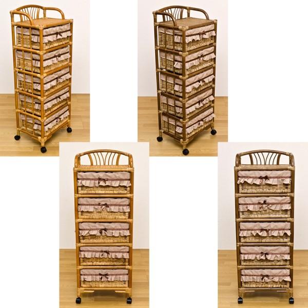 ラタン 籐 ５段収納ラック ラタン 籐 5段収納ラック 楽天市場】チェスト 5段（素材（インテリア