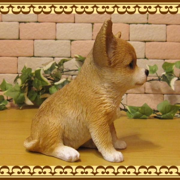 置物 動物 可愛い 犬の置物 チワワ RB お座りタイプ リアル 子 置物 動物 可愛い 犬の置物 チワワ RB お座りタイプ リアル 子