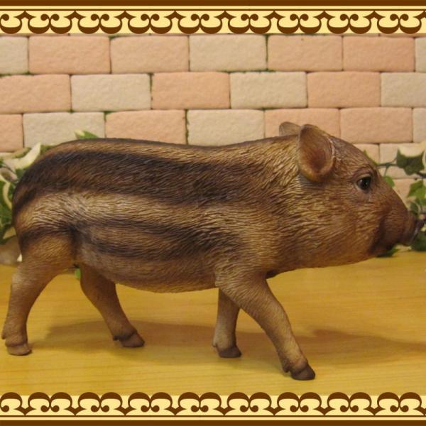 置物 動物 可愛い イノシシの置物 うりぼう スタンド 猪オブジェ