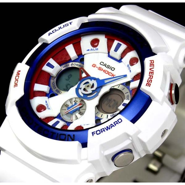 【レア】 G-SHOCK 腕時計 ホワイト・トリコロール  GA-201TR ポイント5倍 送料無料 CASIO G-SHOCK 腕時計 Gショック アナデジ