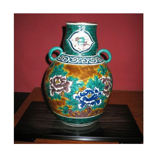 獅子 陶器の花瓶 挙げろ