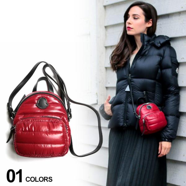 ゴッホ 星月夜 MONCLER モンクレール ダウン生地 ショルダーバッグ