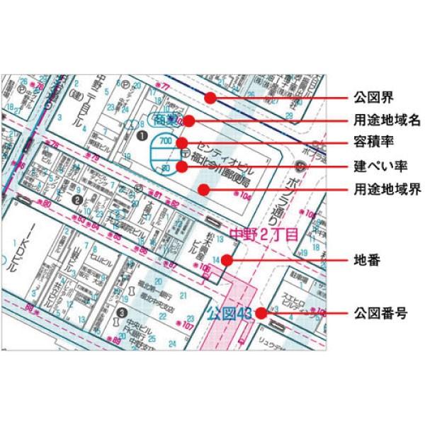 ゼンリン ブルーマップ 東京都新宿区 最新刊 [厚めでズレない透明