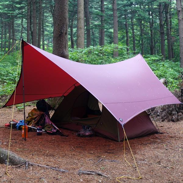 ゼログラム Minimalist Hexa tarp(RED) Minimalist Hexa Tarp | Tarp | ZEROGRAM （ゼログラム）
