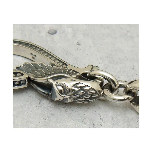 MARSシルバー チェーンブレスレット カラビナ型