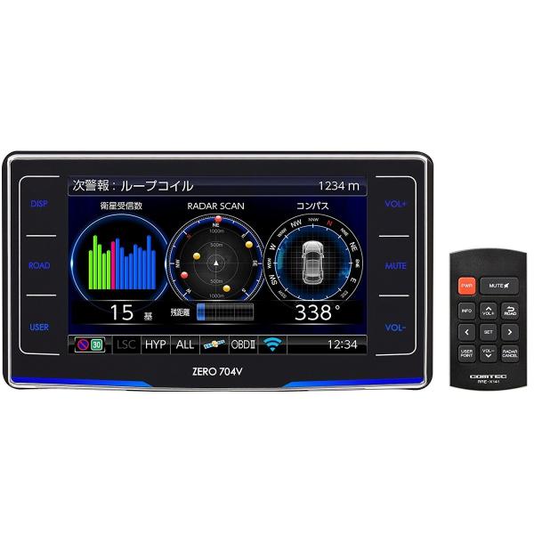 コムテック GPSレーダー探知機 本体 ZERO 704V 移動式小型オービスダブル対応 OBD2接続 ドライブレコーダー連携 最新データ無料更新  /【Buyee】 Buyee - Japanese Proxy Service | Buy from Japan!