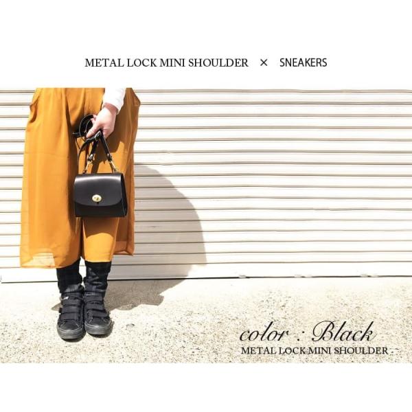 たー吉 TIDEWAY MINI SHOULDER L LOCK TIDEWAY 本革 メタルロック ミニ ショルダー バッグ METAL LOCK MINI