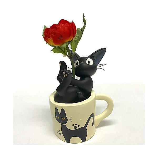 ジブリ グッズ 魔女の宅急便 一輪挿し いたずらジジのお花あそび
