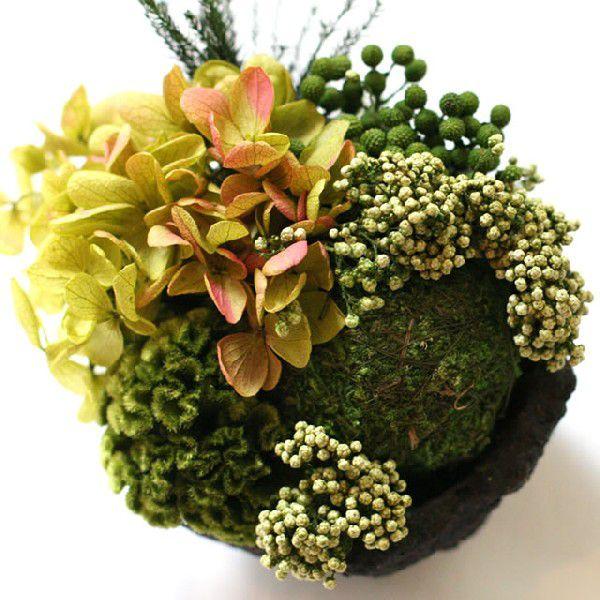 プリザーブドフラワー アレンジ モダン ギフト 和風 敬老の日