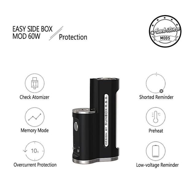 Ambition MODS アンビションモッズEASY Side Box Mod 60W DESIGN BY